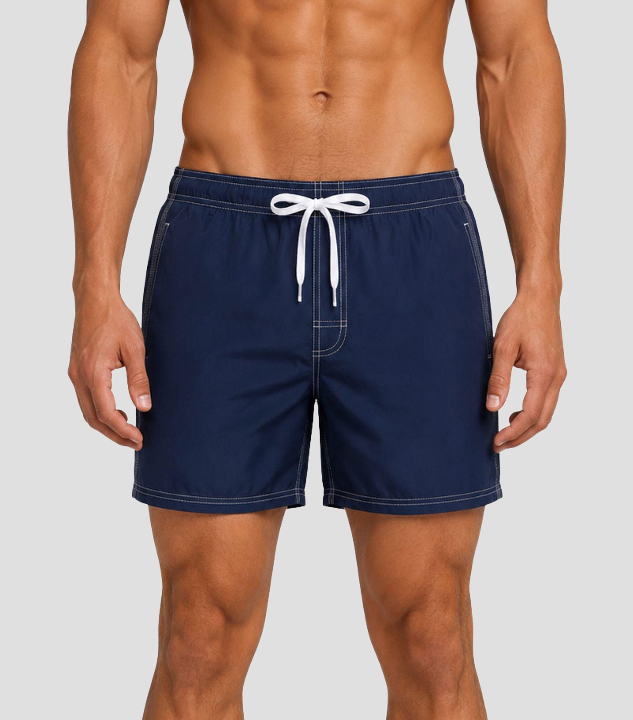 Traje de baño corto Liso Hombre
